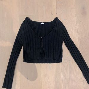 Garage black cardigan sweather